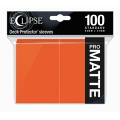 Ultra Pro - Pro Matte Eclipse: Deck Protector 100 Count Pack - Pumpkin Orange